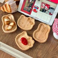 ราคา สวัสดี คิตตี้ จุ่ม จานน่ารักรส มิฟฟี่ กระต่ายซอสจานประณีตจานเล็กยางจานรสไม้ (24197569413)