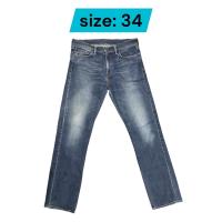 ราคา กางเกงยีนส์ ลีวาย 504 ป้ายหนัง แซกดำ เอว34 ยาว 43 ขา 8 มือสอง รหัสs34 (25347326632)