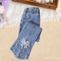 ราคา กางเกงยีนขาบาน ผ้ายืด สไตล์ตะวันตก แฟชั่นฤดูใบไม้ผลิ และฤดูใบไม้ร่วง สําหรับเด็กผู้หญิง 2023 (21482507232)