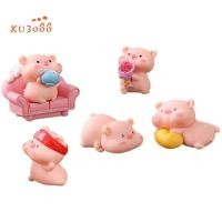 ราคา เซตตุ๊กตาหมูน้อยสีชมพู 6 ชิ้น สำหรับตกแต่งสวนและบ้าน (40119601746)
