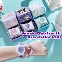 ราคา นาฬิกาพร้อมสร้อยข้อมือสําหรับนักเรียนชั้นประถมศึกษา นาฬิกาควอทซ์ ของขวัญวันเกิด ของขวัญที่ดีที่สุดสําหรับเด็ก สาว Sanrio การ์ตูน kuromi Cinnamoroll melody hello Kitty (27218463935)