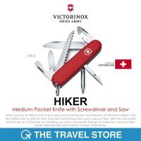 ราคา VICTORINOX Hiker in red, 1.4613 มีดพับ มีดสวิส มีดพับสวิส 13 ฟังก์ชั่น (8338238537)