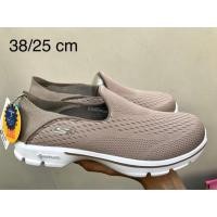 ราคา Skechers Gowalk3 สีเบจ รุ่นเหยียบส้นได้ แท้มือ1 (1745276722)