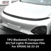 ราคา สําหรับ XPENG G6 23-24 TPU สีดํา,โปร่งใส Drl,ไฟท้ายป้องกันฟิล์ม,ป้องกันการปรับเปลี่ยนอุปกรณ์เสริม Refitauto ชิ้นส่วนตกแต่งรถ (24247533445)