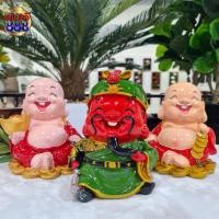 ราคา กระปุกออมสิน รวมเทพเจ้า งานเรซิ่น พระสังกัจจายน์ กวนอู ฮกลกซิ่ว งานกระปุกออมสิน ขนาด 9 นิ้ว (28914065056)