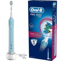 ราคา แปรงสีฟันไฟฟ้า Oral-B รุ่น Pro 600 FlossAction 3D Action Electric Rechargeable Power Toothbrush (5600498241)