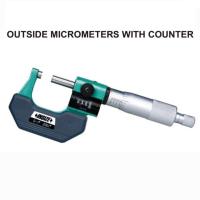 ราคา ไมโครมิเตอร์วัดนอก แบบมีตัวนับ Outside Micrometer with Counter 0-25mm 25-50mm INSIZE 3400-25 3400-50 (11200872930)