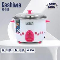 ราคา Kashiwa หม้อหุงข้าวไฟฟ้า รุ่น RC-922 หม้อในเคลือบ Non Stick ขนาด 2.2 ลิตร กำลังไฟ 900 วัตต์ (25588108448)