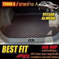 ราคา Nissan Almera 2011-2019 TRUNK A (เฉพาะถาดท้ายแบบ A) ถาดท้ายรถ Nissan Almera พรม6D VIP Bestfit Auto (15246452191)