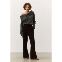 ราคา H&M(เอชแอนด์เอ็ม) กางเกงจอร์ซี่ทรงบาน ผู้หญิง 1242090_1 (28607102175)