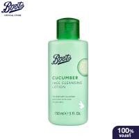 ราคา Boots Cucumber Face Cleansing Lotion 150ML บู๊ทส์ คิวคัมเบอร์ เฟซ คลีนซิ่ง โลชั่น 150มล. (12522279039)