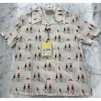 ราคา เสื้อเชิ้ตเด็กGucciไซต์6ปีuseใส่ไป2-3ครั้งรอบอก28นิ้วความยาว17นิ้วของแท้100%จ้า (28561263763)