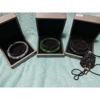 ราคา กำไลหยกแท้ กำไลหยกเขียว กำไลหยกดำ กำไลหยกดำปนขาว กำไลหมึกจีน จี้มังกรดำ กำไลหยกดำส่องเขียว(2ชิ้น) (27379206509)