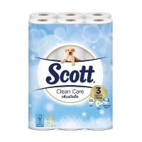 ราคา กระดาษชำระ SCOTT CLEAN CARE BABY POWDER แพ็ค24 (19485445520)