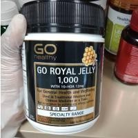ราคา Go Healthy Royal Jelly 1000 mg. นมผึ้งคุณภาพเกรดพรีเมื่ยมจากนิวซีแลนด์ 180 แคปซูล (11352072421)
