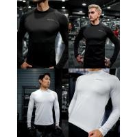 ราคา เสื้อออกกำลังกายแขนยาวรัดรูป คอตั้งสไตล์เกาหลี มี 2สี ดำ/ขาว เสื้อฟิตเนส เสื้อวิ่ง เข้ายิม ระบายอากาศดีมาก รหัส RMG4001 (26453022291)