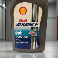 ราคา Shell Advance Ultra 4T SAE ( 15W-50 ) น้ำมันเครื่อง มอเตอร์ไซค์ เกรดสังเคราะห์แท้ ขนาด 1ลิตร (42622741308)