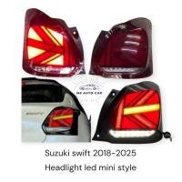 ราคา ไฟท้าย Swift led ลาย mini ปี2018-2025 ไฟหรี่ ไฟเลี้ยววิ่ง light bar สีแดง และสีสโมค (40372423360)