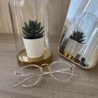 ราคา แว่นตาตัดแสงสีฟ้า ทรงหยดน้ำ สีใส (22656561844)