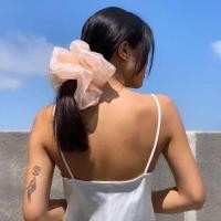 ราคา ยางรัดผมโดนัทผ้าแก้ว ฟรุ้งฟริ้ง (7025578259)