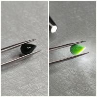 ราคา หยกดำส่องเขียว หยกพม่าแท้ Natural Jadeite Dark Green Type A (8867087236)