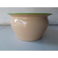 ราคา กระโถนเคลือบ, กระโถนบ้วนน้ำหมาก กระโถนพระ กระโถนเหลือง 18 ซ.ม. (14150512207)