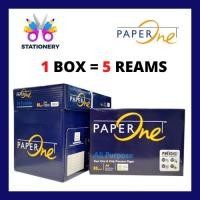 ราคา PAPER ONE กระดาษ A4 80แกรม 500แผ่น (กล่อง-5 รีแอม) (29937488528)