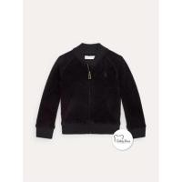 ราคา เสื้อแจ็คเก็ตเด็ก Ralph Lauren ของแท้ Velour Baseball Jacket (สีดำ) (17922334344)