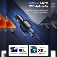 ราคา UGREEN DUAL PORT CAR CHARGER USB-A & USB-C PD QC 30W FAST CHARGING CAR (44124770241)