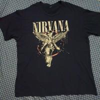 ราคา เสื้อยืดมือสอง Usa เสื้อวง Nirvana Size XL.อก24.5/ยาว30.5 (20881736126)