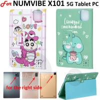ราคา สําหรับ NUMVIBEI X101 แท็บเล็ตพีซี Android Pad 5G 10.1 นิ้วน้ําหนักเบาสไตล์หนังสําหรับ NUMVIBEIBE X101 10.1 "2024 (26816846604)