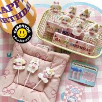 ราคา [พร้อมส่ง] เทียนแมวน้อย&กระต่ายน้อย 3 แท่ง/pack (40961853318)