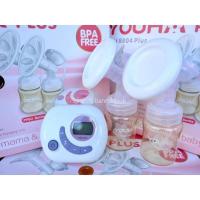 ราคา Youha Plus เครื่องปั๊มนมไฟฟ้าคู่ยูฮาพลัส รุ่น YH8804+(รับประกัน1ปี) สีม่วง (8611582227)