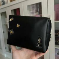 ราคา YSL Beaute Black Makeup Bag Pouch - ปักดาวสินค้าของแท้ (17086730046)