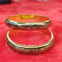 ราคา กำไลถมทอง หน้ากว้าง 1ซม. (6775348292)