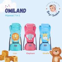 ราคา [BS] Omiland Cube Series 7in1 Baby Hipseat Carrier / เป้อุ้มเด็ก (26502672315)