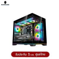 ราคา เคสคอมพิวเเตอร์ (No FAN) (AIO360) WJCOOLMAN NightDancer RGB MATX Panorama Tempered Gaming Case รับประกัน 1 ปี (42058434044)