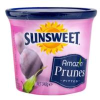 ราคา Sunsweet Pitted Prunes Can (USA Imported) 340g. ซันสวีท ลูกพรุน ไม่มีเมล็ด ฉลากสีชมพู (29208200230)