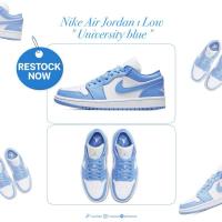 ราคา รับประกันของแท้ 1000% NIKE AIR JORDAN 1Low "Unc blue" (24870001077)