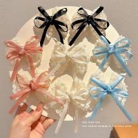 ราคา กิ๊บติดผมโบว์น่ารักหวานคลิปปากเป็ดหางม้าคู่สําหรับเด็ก (28833818692)