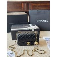 ราคา กระเป๋าโซ่ CHANEL ทำจากหนังวัว พร้อมฮาร์ดแวร์ดั้งเดิม สำหรับถือและสะพาย (40426077376)