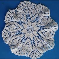 ราคา ดอยลี่ 10 นิ้ว/ผ้าปูโต๊ะ/งานถักโครเชต์/รองจาน/รองพาน (27156668179)