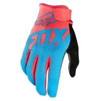 ราคา ถุงมือเต็มนิ้ว FOX สีฟ้า-แดง (1544851989)