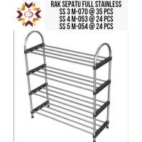 ราคา ชั้นวางรองเท้าสแตนเลสมัลติฟังก์ชั่น 3 ชั้น/ชั้นวางรองเท้าแตะสแตนเลส (25015669385)