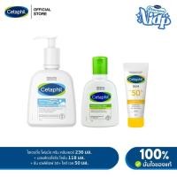 ราคา NIDP Set - CETAPHIL HYDRATING FOAM CREAM CLEANSER 236 CETAPHIL MOISTURISING LOTION 118 CETAPHIL SUN LIGHT GEL SPF 50+ (43852270266)