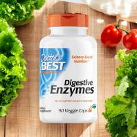 ราคา ✅พร้อมส่ง ช่วยย่อยอาหาร Doctor's Best Digestive Enzymes, 90 Veggie Caps (24138077139)