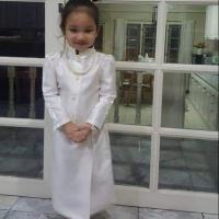 ราคา ชุดไทยจิตรลดาเด็กผู้หญิงสีครีมงาช้างอายุ2-7ปีชุดไทยสีครีมงาช้างเด็กผู้หญิงชุดงานบุญชุดผ้าไหมชุดไทยเด็กสีครีมงาช้าง (6218397465)