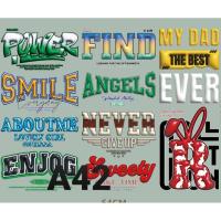 ราคา 01*สติ๊กเกอร์การ์ตูนสติ๊กเกอร์ตัวหนังสือโลโก้รีดติดเสื้อ ตัวรีดร้อนติดเสื้อ อาร์มติดเสื้อ ติดกระเป๋า ติดผ้าได้หลายชนิด (26111465209)