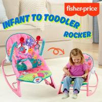 ราคา Fisher Price เก้าอี้โยกเด็ก Infant to Toddler Rocker ปรับเอนนอนได้ มีเสียงเพลง-ระบบสั่น (2732258753)