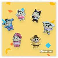 ราคา จิบบิทตัวติดรองเท้า น้องชินจังเซ็ต 6 ชิ้น (29655201865)